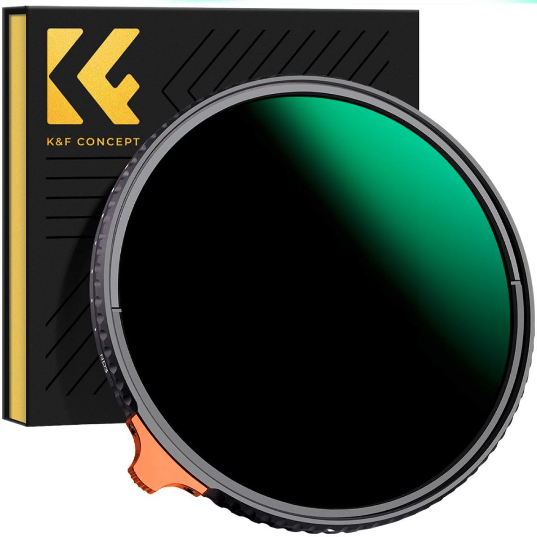 K&F Concept 49mm Variable ND Filter ND3-ND1000 (1.5-10 Stops) Ultra-thin HD Nano-X Series KF01.2004 - 1